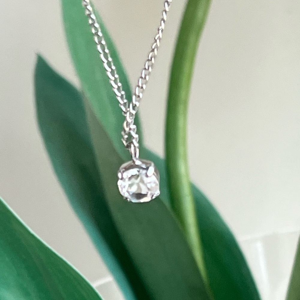 Large Solitaire Necklace